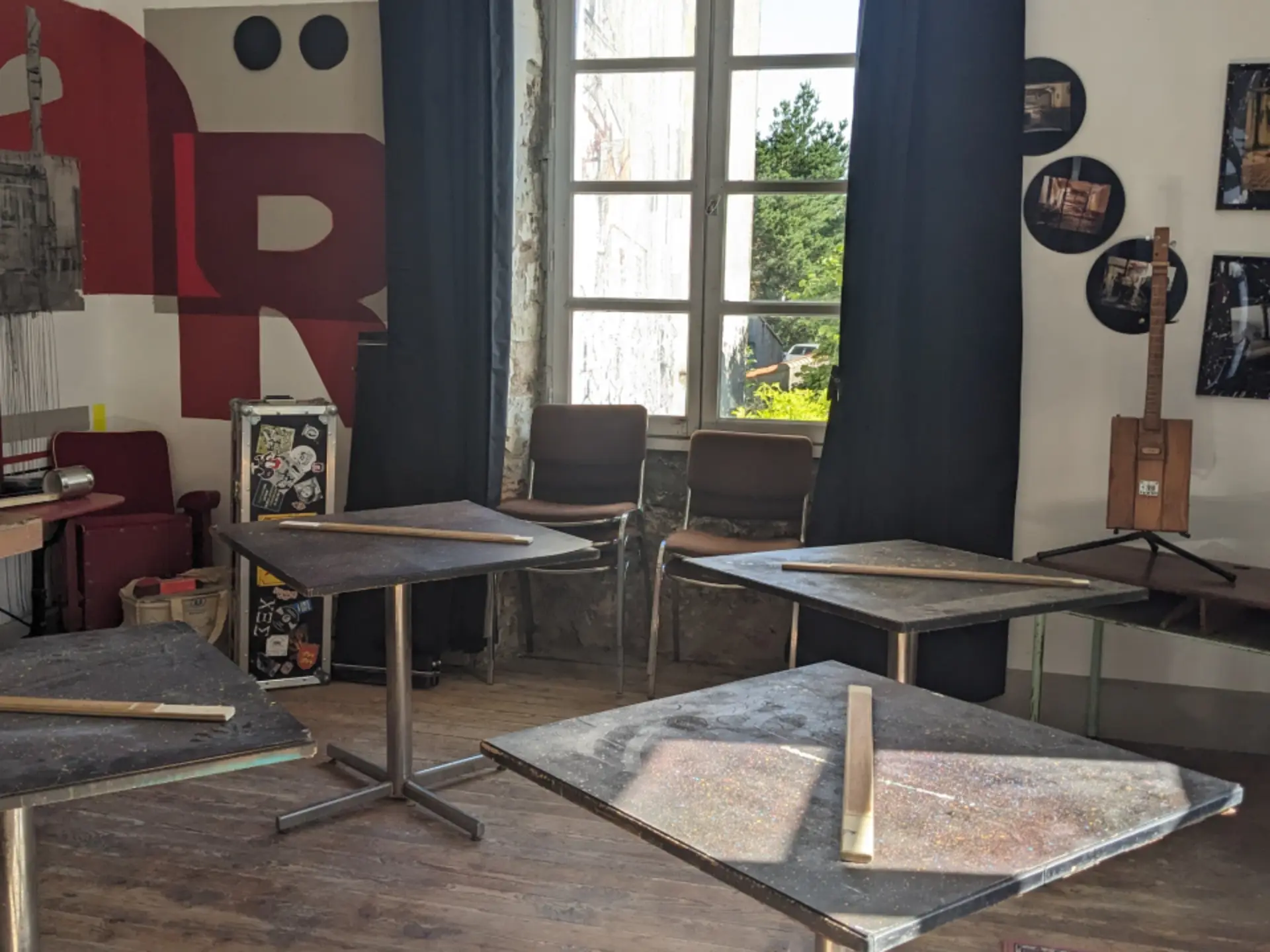 piece présentant un diaporama